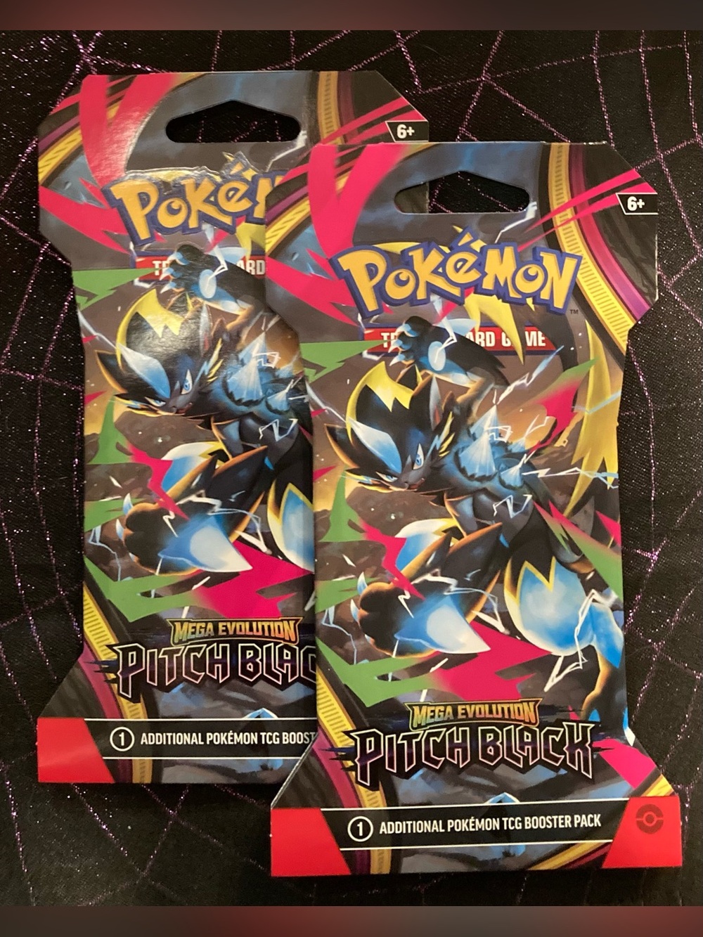2 Mega Evolution Pitch Black Booster Packs